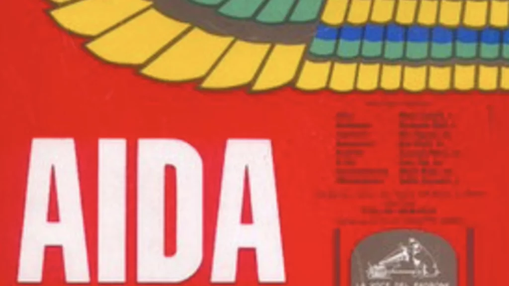 Immagine della copertina del disco Aida